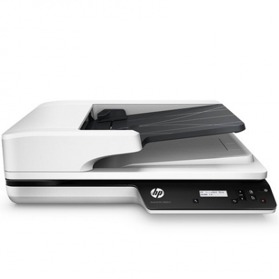 惠普HP ScanJet Pro 3500F1平板式掃描儀自動(dòng)雙面連續(xù)掃描OCR識(shí)別 白色