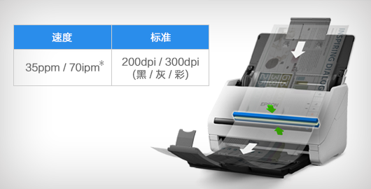 高速高效 省時(shí)省力 - Epson DS-530產(chǎn)品功能